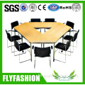 Modern Wooden Modular Conference Table For Sale